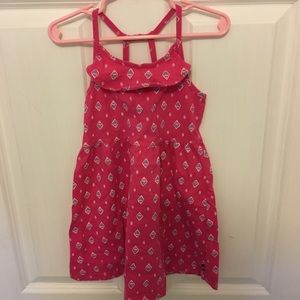 Nautical Little Girls Dress